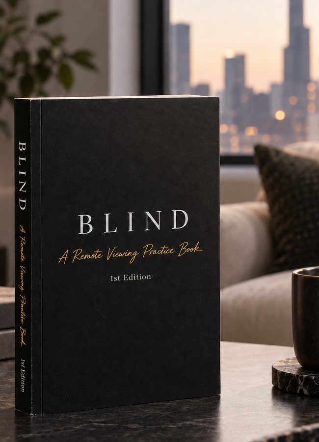 BLIND: A Remote Viewing Practice Book, first edition paperback